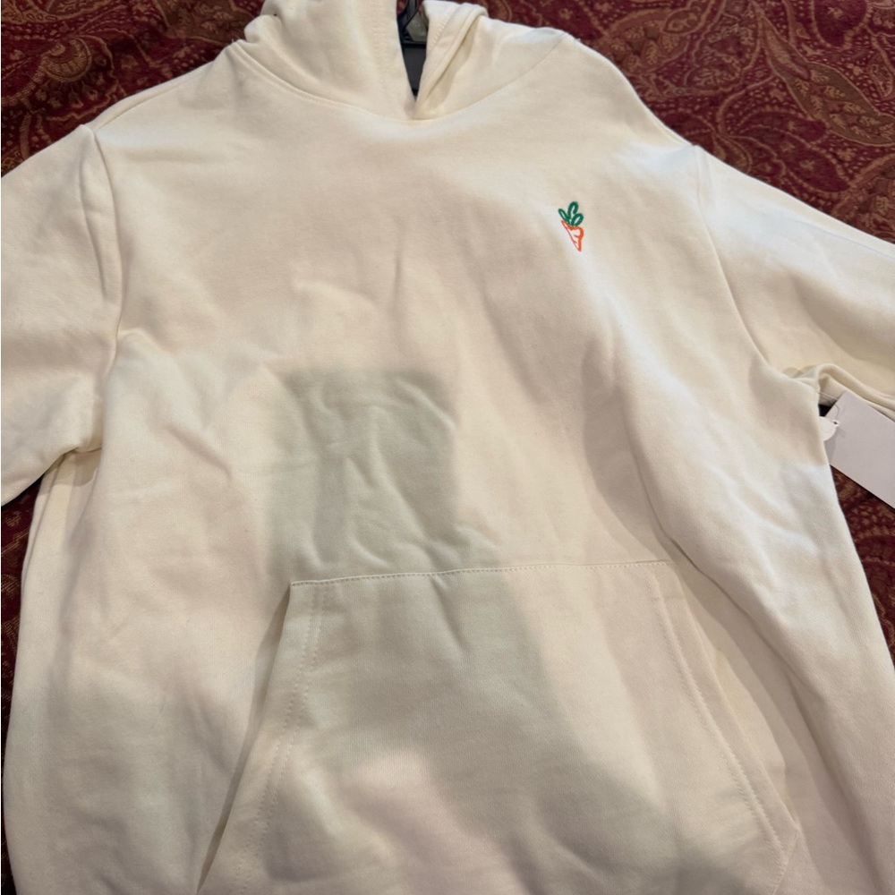 Anwar Carrots Brand Cream Sweat Shirt